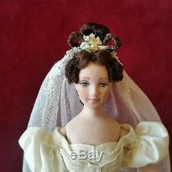 Vintage 1980's Doreen Sinnett, Miniature Doll, Wedding Dresses Showcase