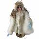 Vintage 1980s Artist Reproduction Porcelain Doll A. Thulier French Snow Angel