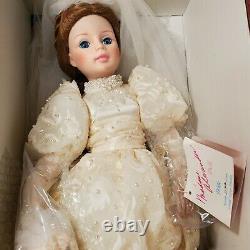 Vintage 1980s Madame Alexander Portrait Bride 21 inch New in Box with Stand TAG