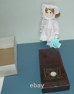 Vintage 1983 Dynasty Doll Collection Kara Jane Bisque Porcelain Cloth Dolls 12