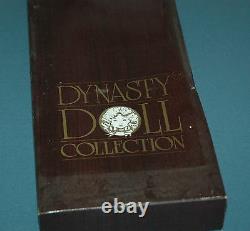 Vintage 1983 Dynasty Doll Collection Kara Jane Bisque Porcelain Cloth Dolls 12