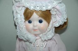 Vintage 1983 Dynasty Doll Collection Kara Jane Bisque Porcelain Cloth Dolls 12