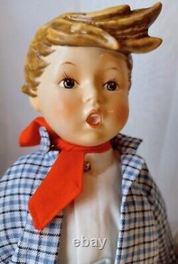 Vintage 1983 Goebel Porcelain Hummel Boy Girl Dolls Birthday Serenade 15 inch