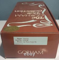 Vintage 1985 Gorham Musical Porcelain Doll Amelia No. 8399E As Time Goes By