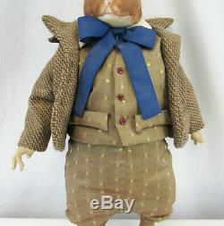 Vintage 1985 Silvestri Alice In Wonderland March Hare Doll By Faith Wick with COA