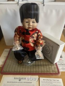 Vintage 1988 Porcelain Doll Ashton Drake Original Little Boy Of China Chen New