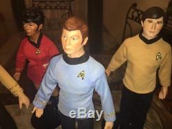Vintage 1988 Star Trek 14 Collectible Porcelain Dolls by Hamilton Set of 7