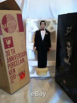 Vintage 1991 30th Anniversary Ken Porcelain Doll (mib) Barbie Ken Doll