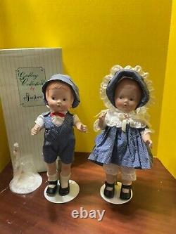 Vintage 1992 Porcelain Effanbee Doll 15 Patsy Girl & Boy MP 101 & 102 LE 5000