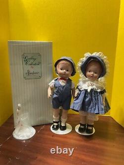 Vintage 1992 Porcelain Effanbee Doll 15 Patsy Girl & Boy MP 101 & 102 LE 5000