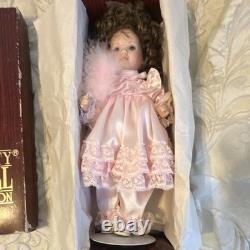 Vintage 1993 Dynasty Doll Collection April 12 Porcelain Doll QVC Excl COA Box