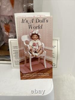 Vintage 1993 Mandy Porcelain Doll By Bets Van Boxel Bunny Rabbit