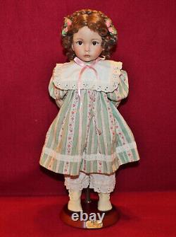 Vintage 1996 Dianna Effner's 16 Porcelain Doll Emily, WithCOA&Box, By Ashton-Drake