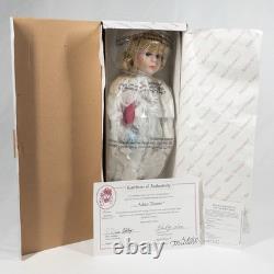 Vintage 1997 Adelco Treasures 16 Porcelain Doll AD-2036 Veronica Blonde Sealed