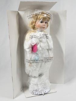 Vintage 1997 Adelco Treasures 16 Porcelain Doll AD-2036 Veronica Blonde Sealed