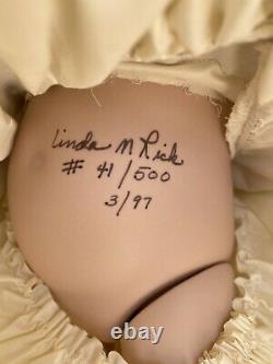 Vintage 1997 Signed LINDA RICK All 24 Porcelain DOLL Bears On A line