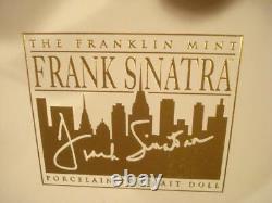 Vintage 1998 Franklin Mint Frank Sinatra Porcelain Portrait Doll (original Box)