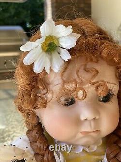 Vintage 1999 LINDA RICK THE DOLLMAKER PORCELAIN DOLL Bee My Honey 616/2500