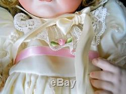 Vintage 1999 Lady Anne Reproduction Porcelain Williamsburg Doll Factory / HILDA