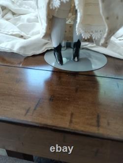 Vintage 20 Porcelain China Head Low Brow Doll Original Body and Clothes