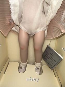 Vintage 2001 DANBURY MINT SHIRLEY TEMPLE Porcelain Doll withPin Box And Tag