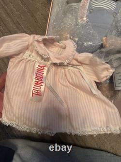 Vintage 2001 Danbury Mint Thumbelina Porcelain Doll Special Edition Rare