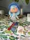 Vintage 2004 Strawberry Shortcake Blueberry Muffin Porcelain Doll By Danbury