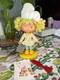 Vintage 2004 Strawberry Shortcake Lemon Meringue Porcelain Doll By Danbury Mint