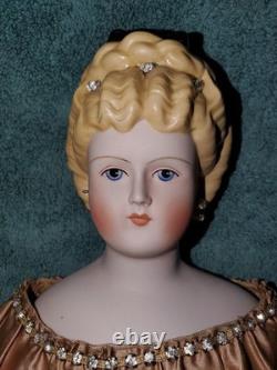 Vintage 22 1949 Bisque Emma Clear Parian Antique Artist Doll Original Clothes