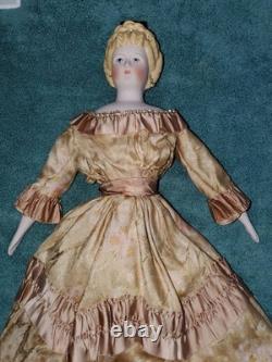 Vintage 22 1949 Bisque Emma Clear Parian Antique Artist Doll Original Clothes