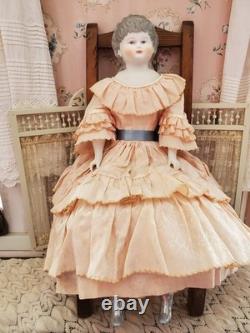 Vintage 23 1948 Parian Bisque Emma Clear Antique Artist Doll Original Clothes