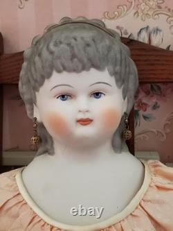 Vintage 23 1948 Parian Bisque Emma Clear Antique Artist Doll Original Clothes