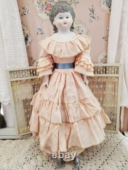 Vintage 23 1948 Parian Bisque Emma Clear Antique Artist Doll Original Clothes