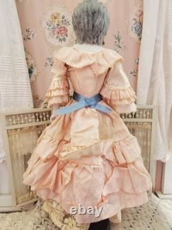 Vintage 23 1948 Parian Bisque Emma Clear Antique Artist Doll Original Clothes