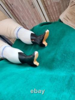 Vintage 24 Flat Top Highbrow China Shoulder Head Blonde Doll A A Gralnick