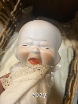 Vintage 3 Face Porcelain Baby Doll