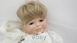 Vintage 3 Faced Porcelain Baby Doll Happy Sleepy & Crying Faces JE