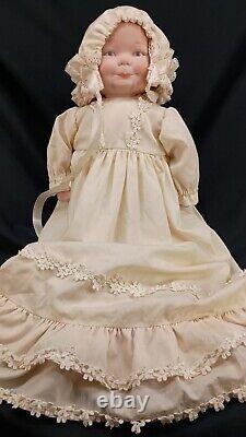 Vintage 3 Faces 17 Porcelain Doll SIGNED TJC 1984 134/1000 Happy Sleepy Grumpy