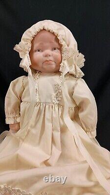 Vintage 3 Faces 17 Porcelain Doll SIGNED TJC 1984 134/1000 Happy Sleepy Grumpy