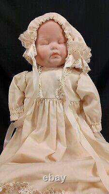 Vintage 3 Faces 17 Porcelain Doll SIGNED TJC 1984 134/1000 Happy Sleepy Grumpy