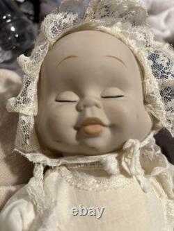 Vintage 3 face Porcelain Doll Swivel Head Smiling, Sad and Sleeping