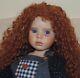 Vintage 30 Porcelain Artist Doll Hannah Rose Pouting In Time Out Donna Rubert