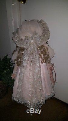 Vintage 30 Porcelain Doll Blonde hair by Elise Massey sale this weekend only