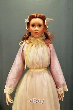 Vintage 32 Porcelain Doll ISABELLA Cindy Koch Limited Edition w COA 97/2000