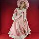 Vintage 36 Romance Collection Victorian Porcelain Doll With Pink Dress M. Reed