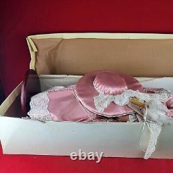 Vintage 36 Romance Collection Victorian Porcelain Doll with Pink Dress M. Reed