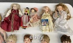Vintage 70s 80s Mostly Porcelain Fashion Dolls Effanbee Geppedo Lot Of 17