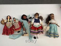 Vintage 70s 80s Mostly Porcelain Fashion Dolls Effanbee Geppedo Lot Of 17