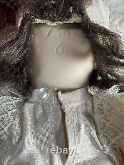 Vintage 8 Porcelain Doll Open Mouth With Teeth 150.6 All Matching Parts/numbers