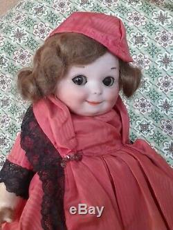 Vintage 9.5 googly eye Nobbi 253 baby doll bisque porcelain Armand Marseille